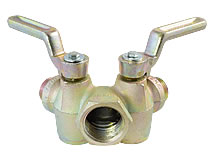 Drucklufthahn (Doppel-Kükenhahn) DIN 3487 