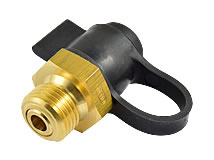 Prüfverschraubung für Druckluftbremsanlagen mit Außengewinde Prüfverschraubung für Druckluftbremsanlagen mit Außengewinde