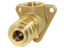 Wanddose mit Druckluftkupplung