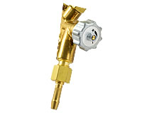 Detailansicht Flaschendruckminderer