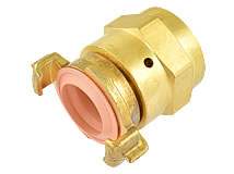 Klauenkupplung mit Hülsenverschraubung