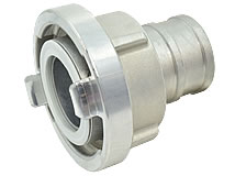 Saug- und Druckkupplung mit Schlauchstutzen