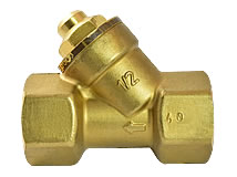 Seitenansicht Schrägsitz-Rückschlagventil