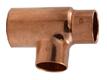 Lötfitting aus Kupfer, T-Stück reduziert