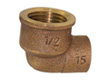Lötfitting aus Rotguss, Winkel 90° einseitiges IG