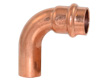 Pressfitting aus Kupfer, Bogen 90° IA