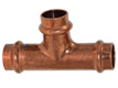 Pressfitting aus Kupfer, T-Stück