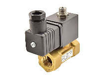 2/2-Wege-Magnetventil, vorgesteuert stromlos geschlossen (NC) 