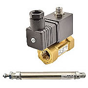 Pneumatikventile und Pneumatikzylinder