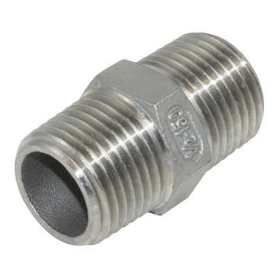 Edelstahl Doppelnippel