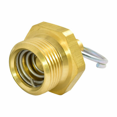 Wasserablassventil f&uuml;r Gewinde M22x1,5 Detailansicht