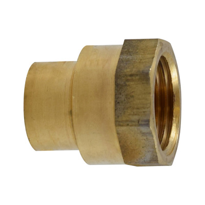 L&ouml;tfitting aus Rotguss, &Uuml;bergangsmuffe