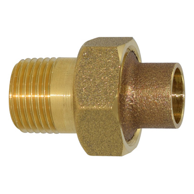 L&ouml;tfitting aus Rotguss, Verschraubung