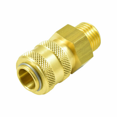 Druckluftkupplung, Kupplungsmuffe mit Au&szlig;engewinde G1/4A, NW 5