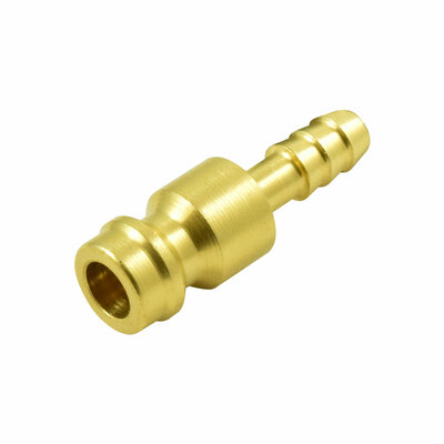 Druckluftkupplung, Kupplungsstecker mit Schlauchanschluss 6mm, NW 5