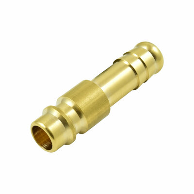 Druckluftkupplung, Kupplungsstecker mit Schlauchanschluss 9mm, NW 7,2