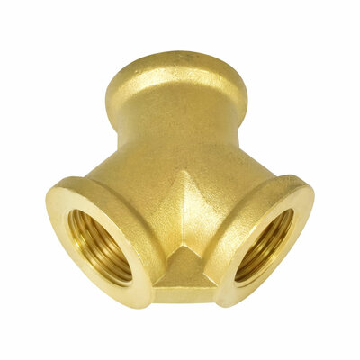 Verteiler 2-fach f&uuml;r Druckluftkupplung Typ 26, G3/8, Messing