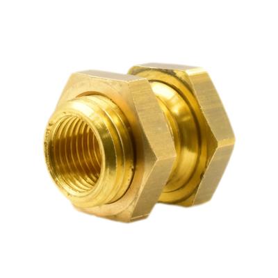 DZ-BD28/21 Borddurchf&uuml;hrung / Schottverschraubung Messing M28x1,5, G1/2, 20mm 