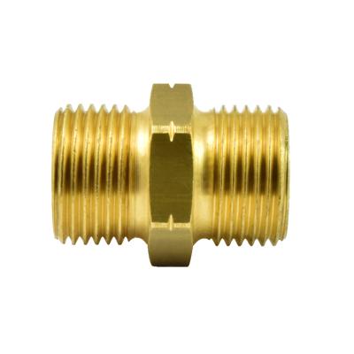 DZ-DN13/13-LINKS Doppelnippel Linksgewinde Messing G1/4A