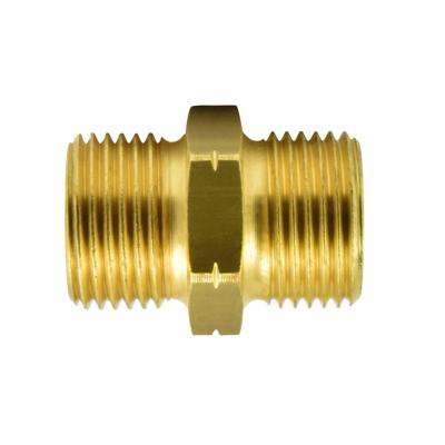 DZ-DN17/17 Doppelnippel Messing G3/8A  