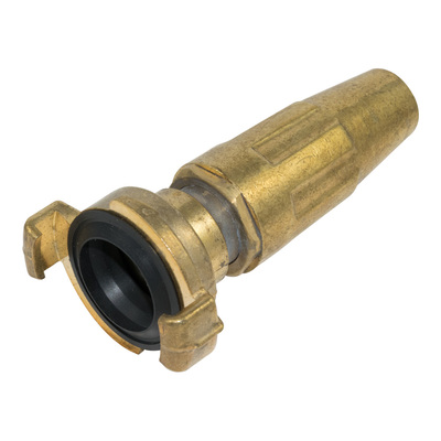 Messingspritzd&uuml;se mit Klauenkupplung, Nockenweite 40mm, D&uuml;sen-&Oslash; 6,4mm