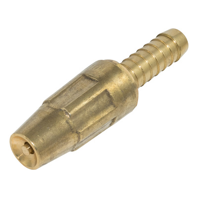 Messingspritzd&uuml;se mit Schlaucht&uuml;lle, Schlauchnennweite DN19, D&uuml;sen-&Oslash; 6,4mm