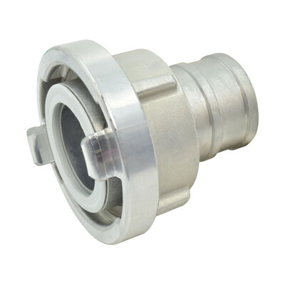 Saug- und Druck- Feuerwehrkupplung mit Schlauchstutzen, Baugr&ouml;&szlig;e C, f&uuml;r SN 52