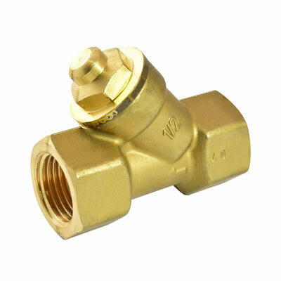 Messingfitting, Schr&auml;gsitz-R&uuml;ckschlagventil