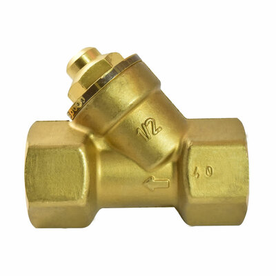 Messingfitting, Schr&auml;gsitz-R&uuml;ckschlagventil