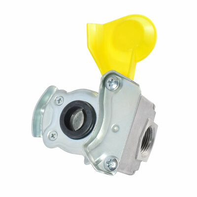 Kupplungskopf f&uuml;r Anh&auml;nger DIN 74342, gelb (Bremsleitung), M22x1,5