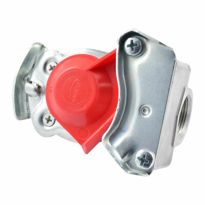 Kupplungskopf f&uuml;r Anh&auml;nger DIN 74342, rot (Vorratsleitung), M22x1,5, geschlossen