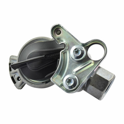 Kupplungskopf f&uuml;r Anh&auml;nger, schwarz, M22x1,5, geschlossen