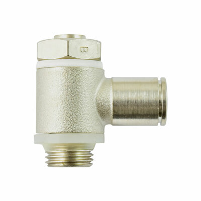 Drosselr&uuml;ckschlagventil mit PUSH-IN &Oslash; 6mm, Au&szlig;engewinde G1/8A