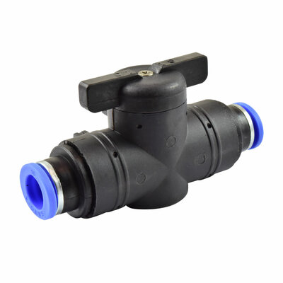 Kugelhahn mit PUSH-IN &Oslash; 8mm