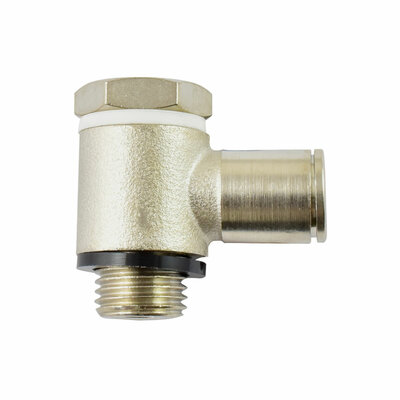 Winkel-Schwenkverschraubung mit PUSH-IN &Oslash; 6mm, Au&szlig;engewinde G1/4A