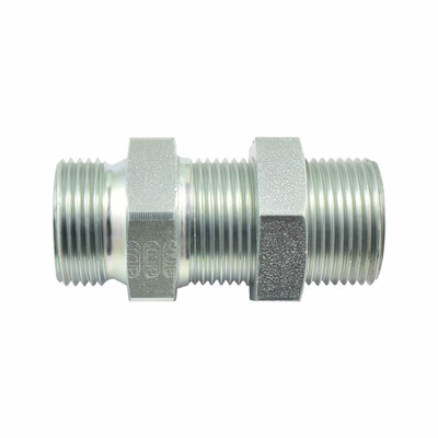 Gerade Schottverschraubung DIN 74299, flachdichtend, M22x1,5