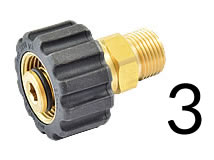 HV22-AG1/4, HV22-AG3/8, HV22-AG1/2 Handverschraubung