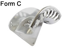 Wandschlauchhalter ALU L Fassungsvermögen 1/2