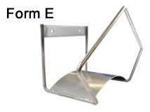 Wandschlauchhalter Edelstahl-poliert Fassungsvermögen 1/2