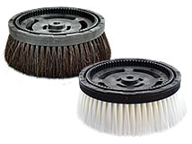 Bürsteneinsätze für rotierende Waschbürsten