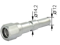  Edelstahl-Langnippel "KEW" IG1/4 