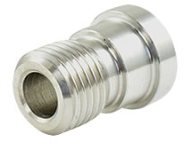 Rückansicht Nippel für Anschlussadapter