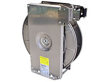 Automatik-Schlauchaufroller in Edelstahlausführung