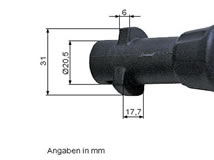 Maße pistolenseitig