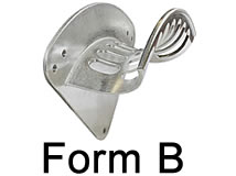 Wand-Schlauchhalter Form B