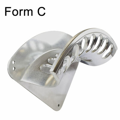 RM 110031 Wand-Schlauchhalter Alu Form C