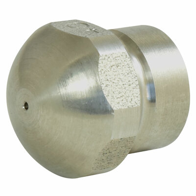 Rohrreinigungsd&uuml;se - Gr. 040 - mit G1/8" Innengewinde, Edelstahl