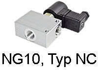 2/2-Wege, Nenngröße 10 (Typ NC)