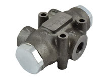 Isometrische Ansicht Stromteiler doppeltwirkend