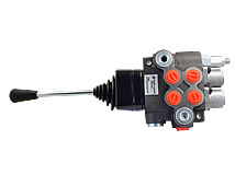 Detailansicht Handhebelventil mit Joystick